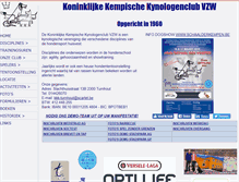 Tablet Screenshot of kkk.be